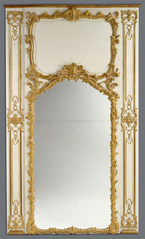 Frame for a Mirror with Two Parcloses