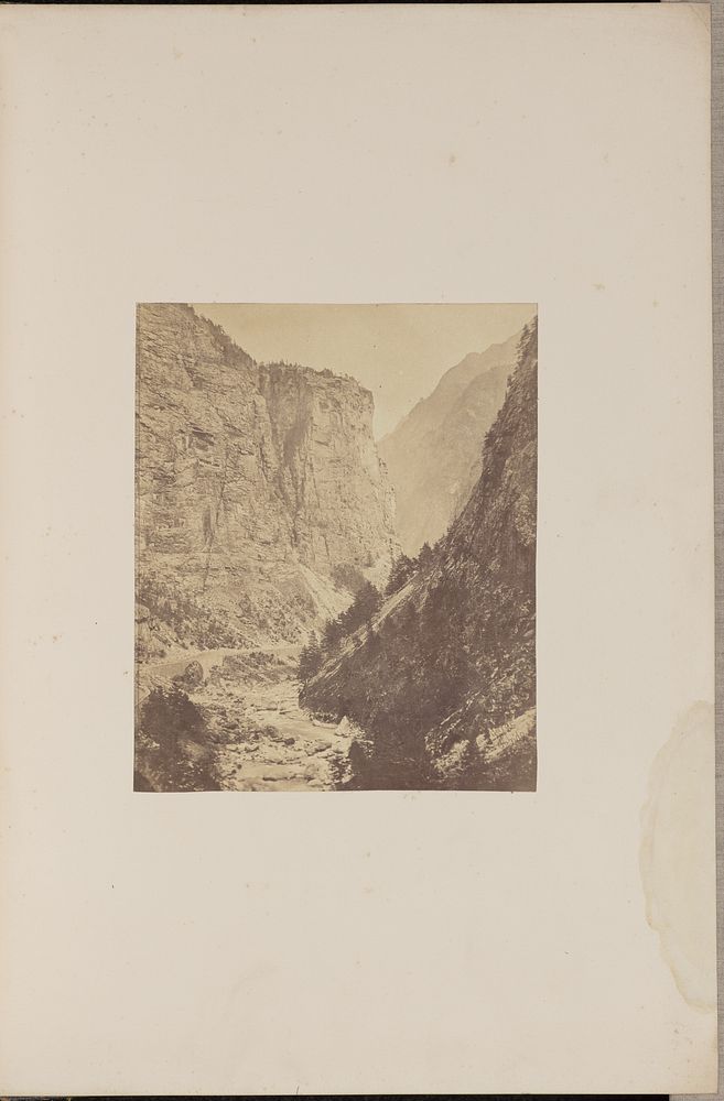 Gorge of Gondo, Switzerland by Sir John Joscelyn Coghill