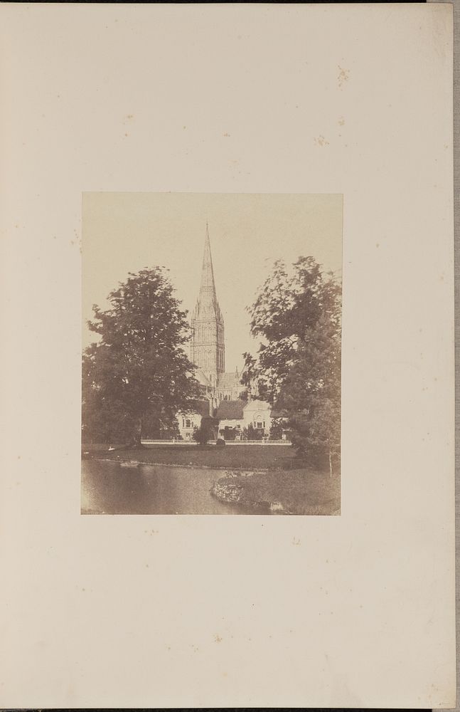 Salisbury Cathedral, from the Bishop's Grounds by Robert Wilfred Skeffington Lutwidge