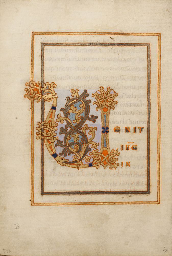 Decorated Initial V