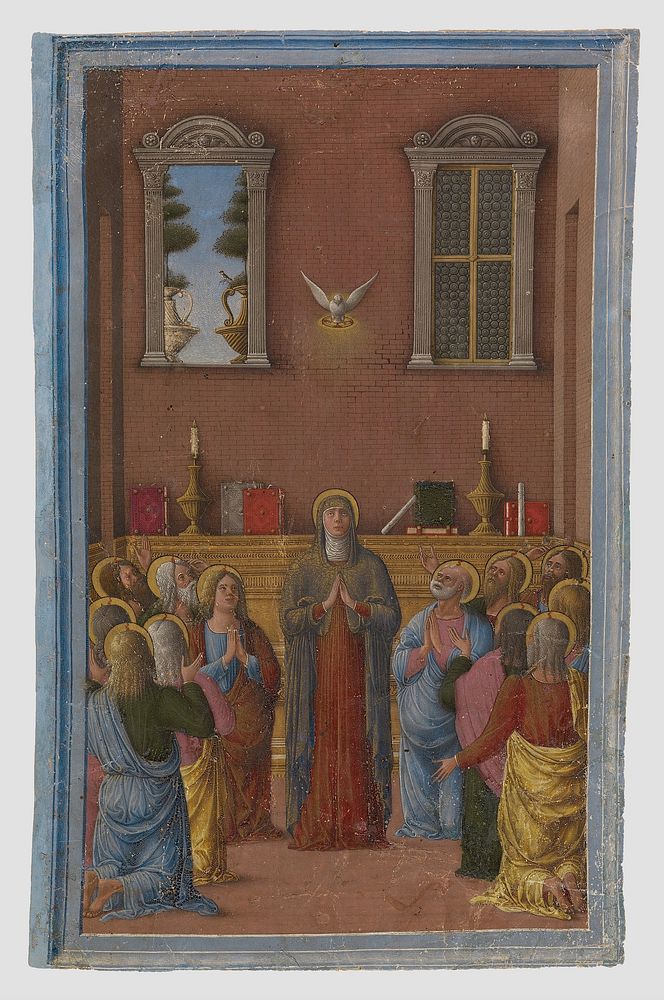 Pentecost by Girolamo da Cremona