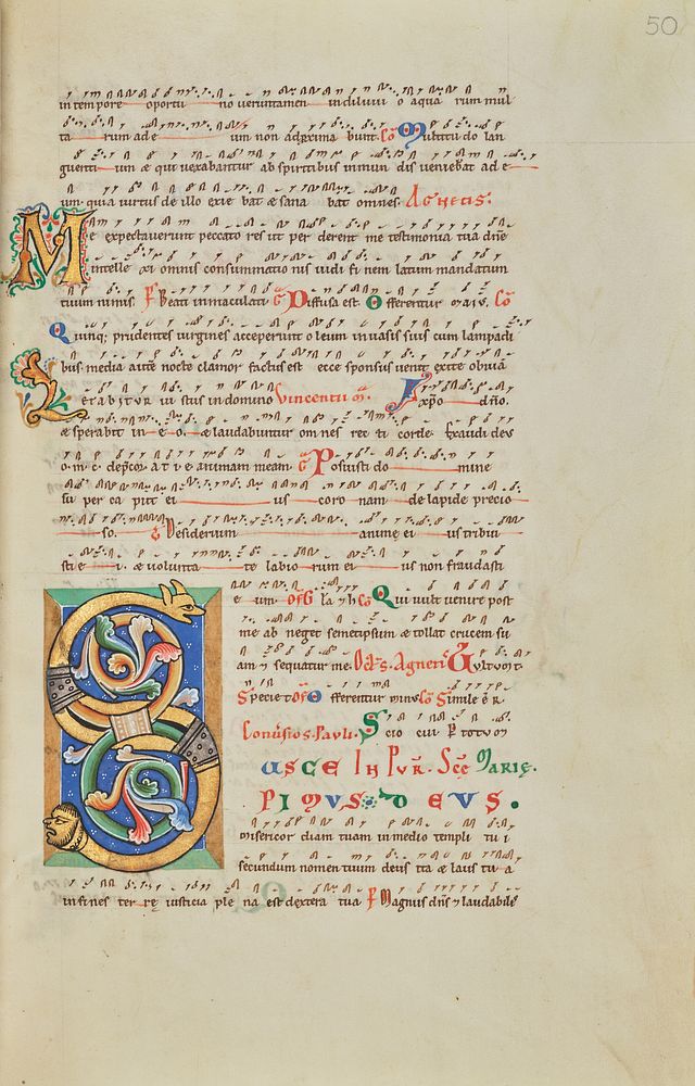 Decorated Initial S