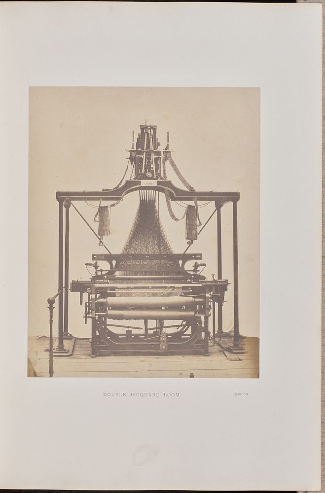 Double Jacquard Loom by Claude Marie Ferrier and Hugh Owen