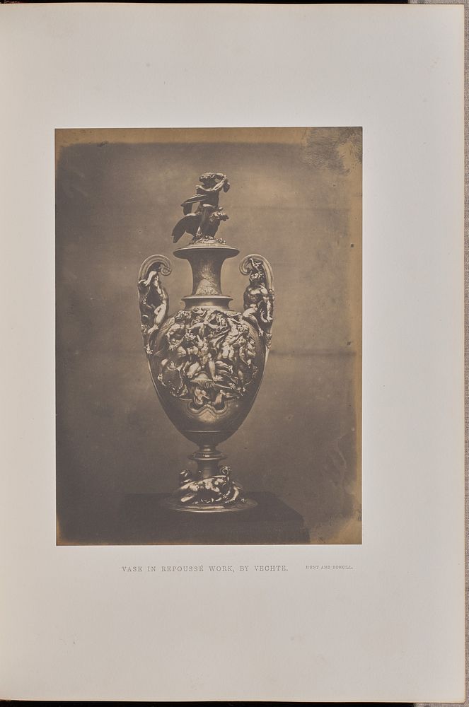 Vase in Repossé Work, by Vechte by Claude Marie Ferrier and Hugh Owen