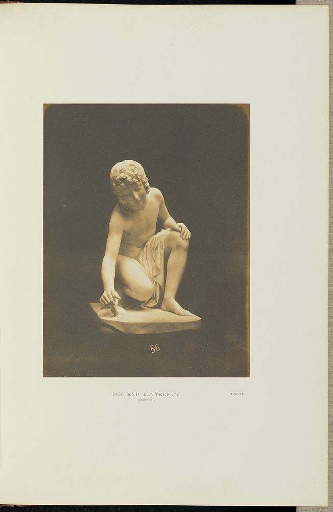 Boy and Butterfly by Claude Marie Ferrier and Hugh Owen