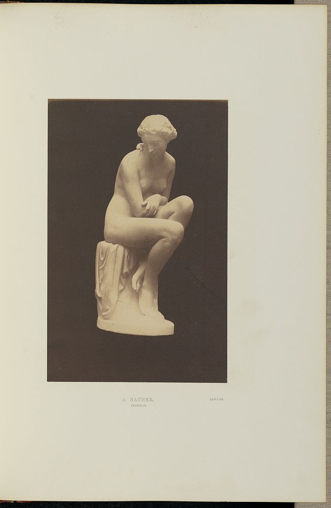 A Bather by Claude Marie Ferrier and Hugh Owen