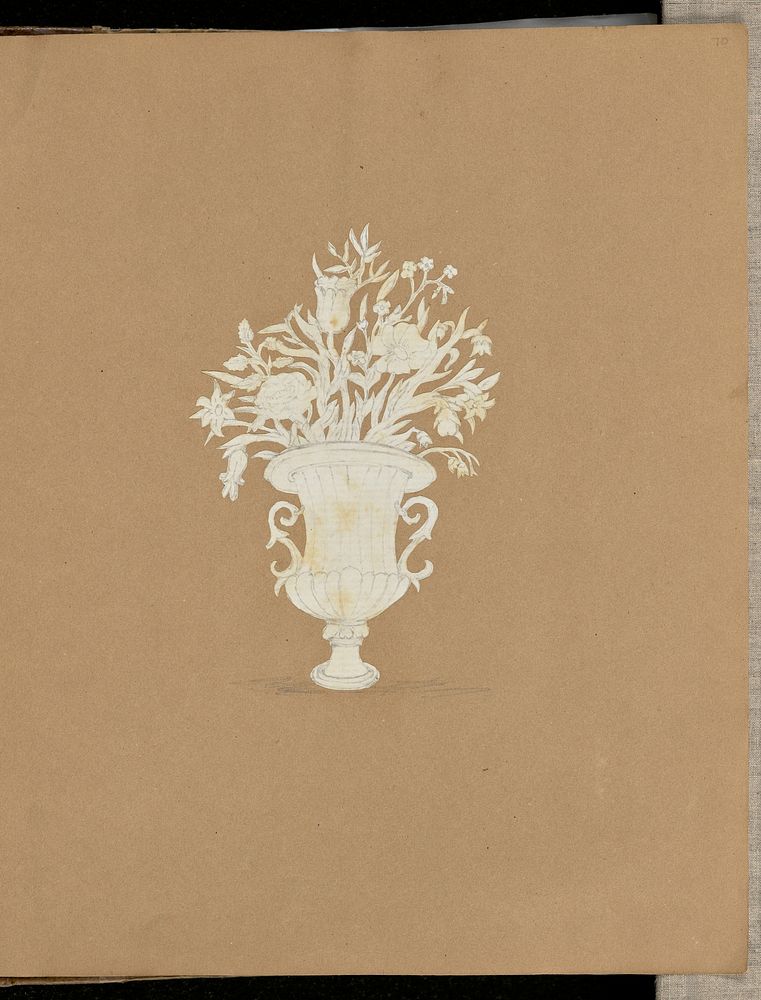 Paper Cut of Vase