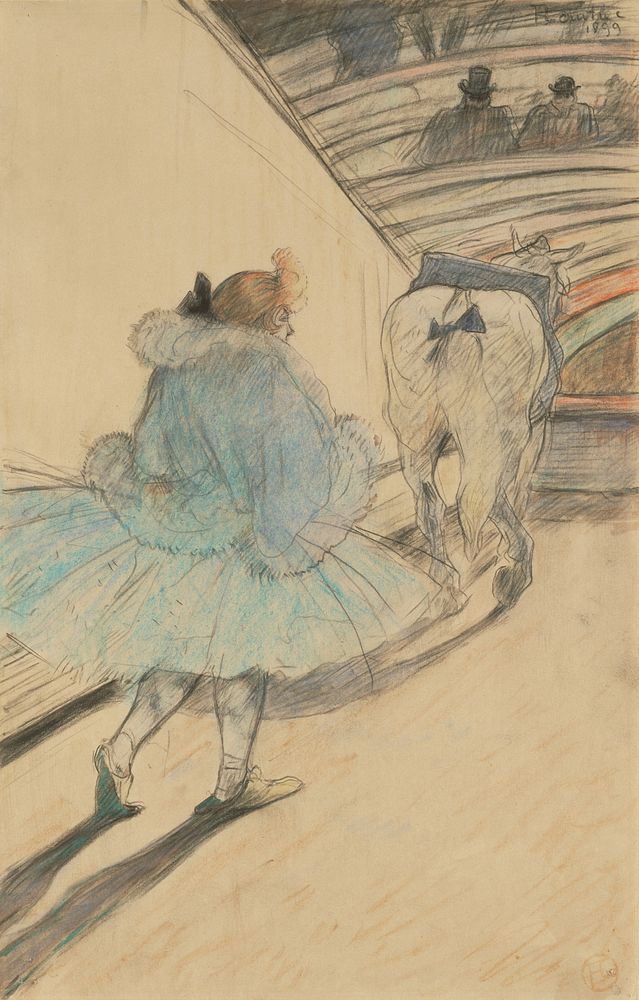 Au cirque: Entrèe en piste by Henri de Toulouse Lautrec
