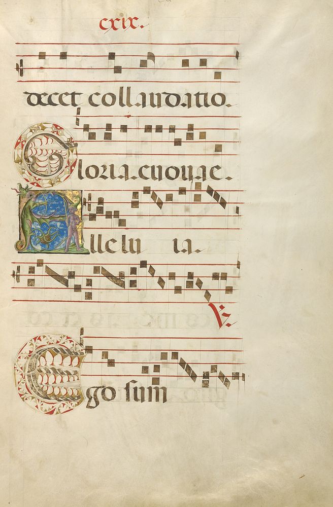 Decorated Initial G; Decorated Initial A; Decorated Initial E