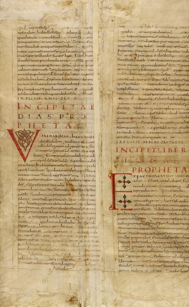 Decorated Initial V; Decorated Initial E