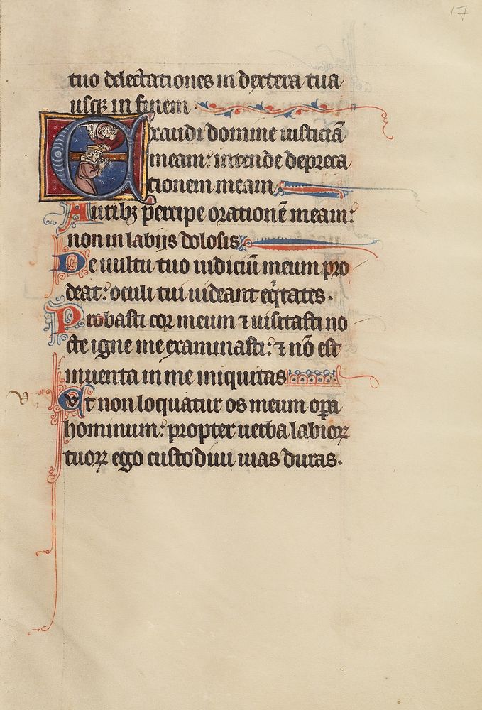Initial E: Christ Crowning David by Bute Master