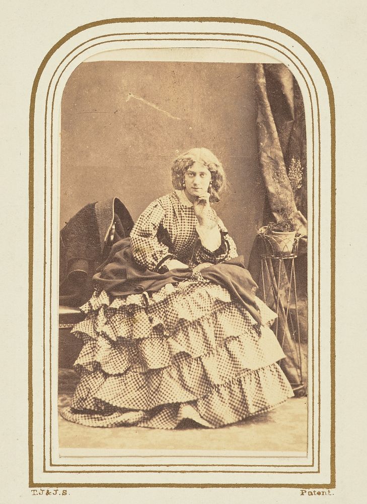 Rose Leclerq (1845? - 1899), actress by Camille Silvy