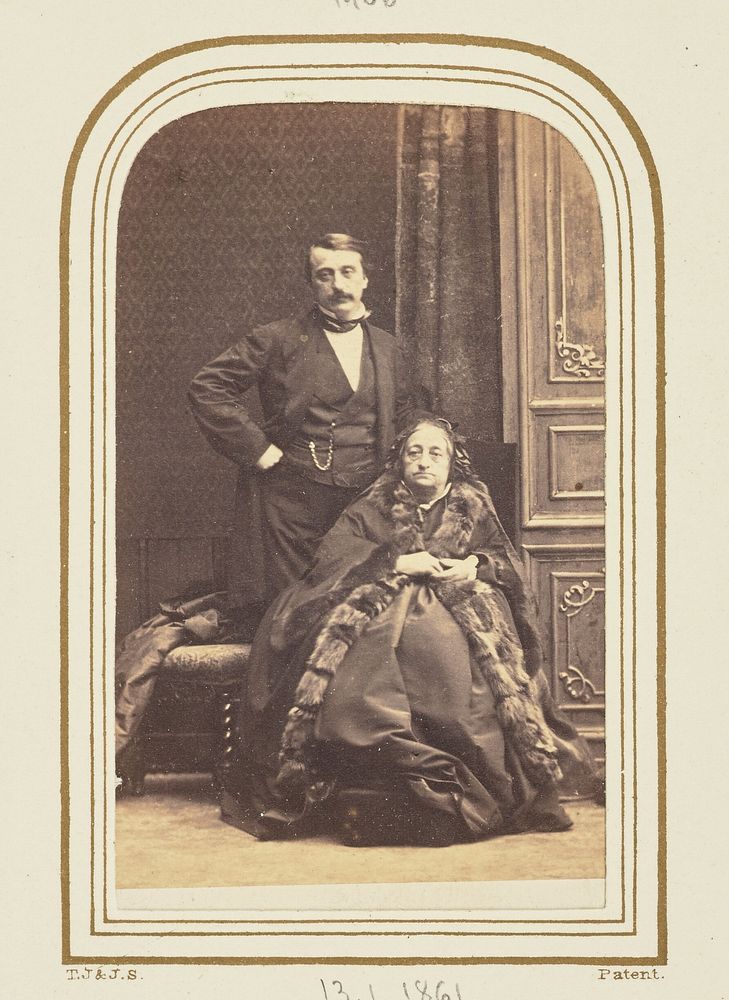Mr. and Mrs. Melas by Camille Silvy