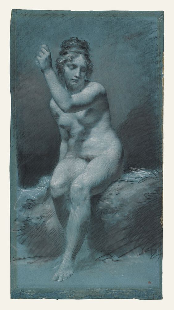 Study of a Female Nude by Pierre Paul Prud hon