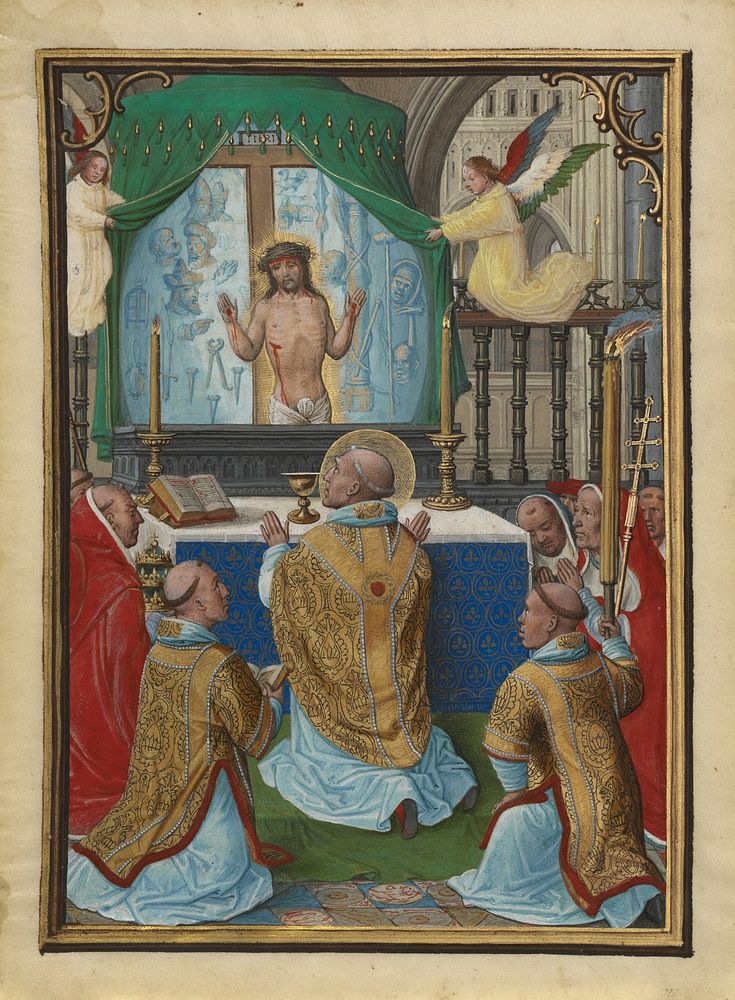 The Mass of Saint Gregory by Simon Bening