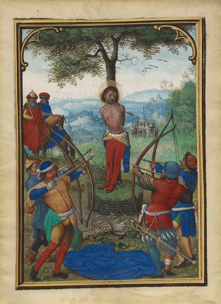 The Martyrdom of Saint Sebastian by Simon Bening