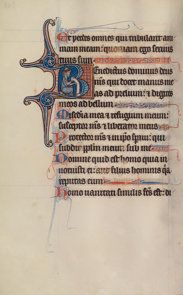 Initial B: A Seated Man by Bute Master