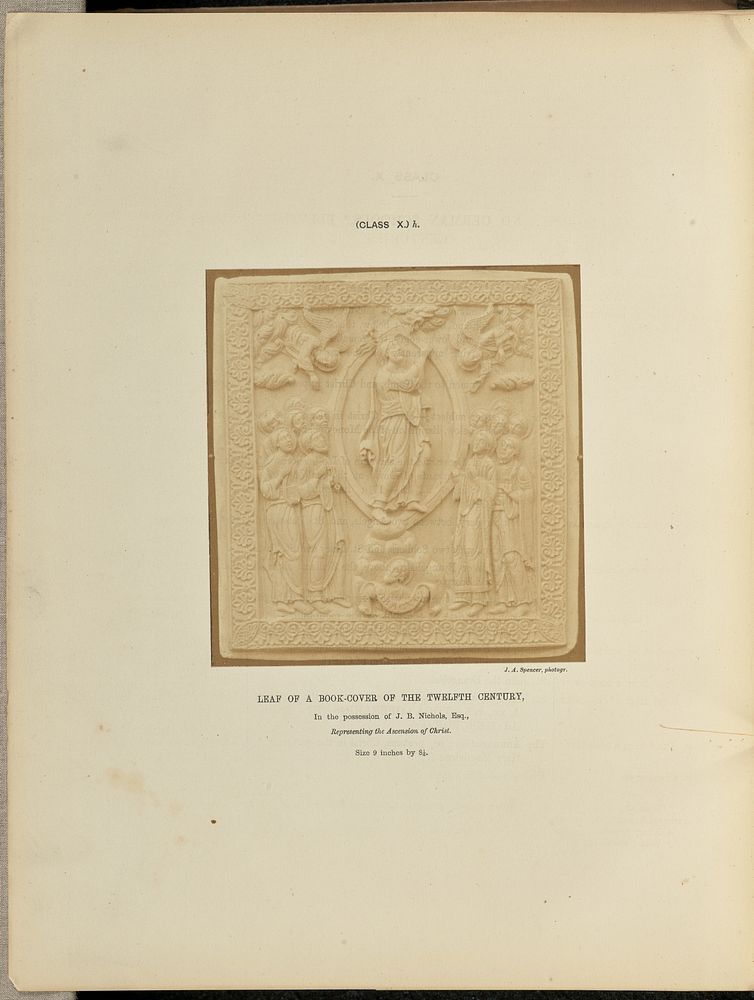 Leaf of a Book-Cover of the Twelfth Century by John A Spencer