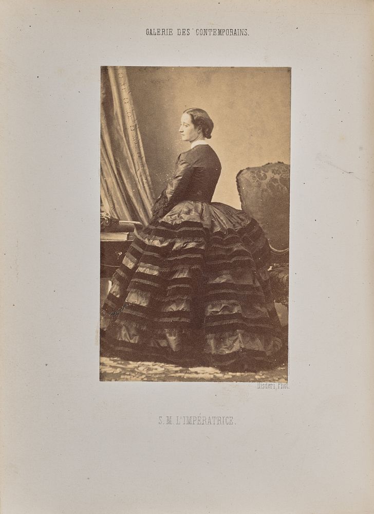 Sa majesté l'Impératrice by André Adolphe Eugène Disdéri