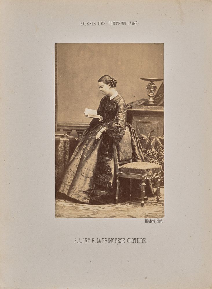 Son altesse impériale la Princesse Marie-Clotilde by André Adolphe Eugène Disdéri