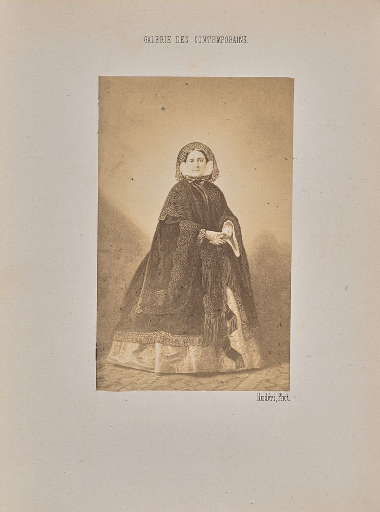 Son altesse impériale la Princesse Mathilde by André Adolphe Eugène Disdéri