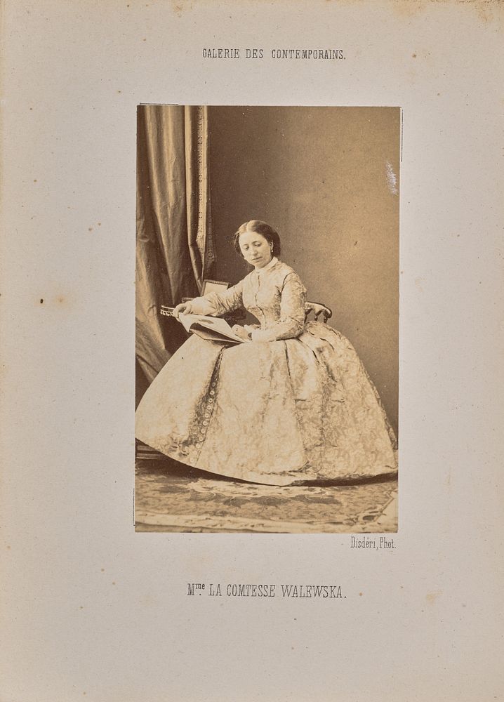 Madame la comtesse Walewska by André Adolphe Eugène Disdéri