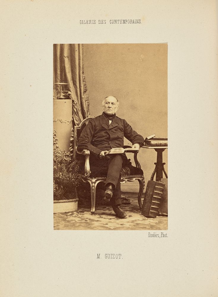 Monsieur Guizot by André Adolphe Eugène Disdéri