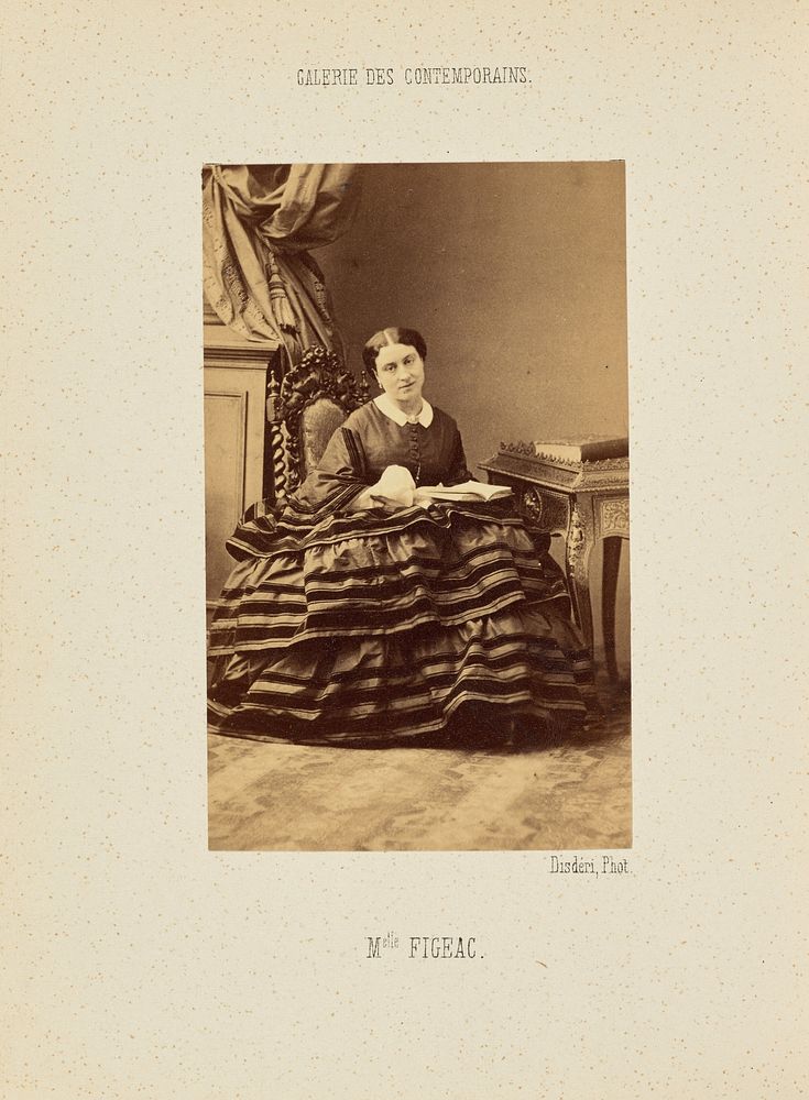 Mademoiselle Figeac by André Adolphe Eugène Disdéri
