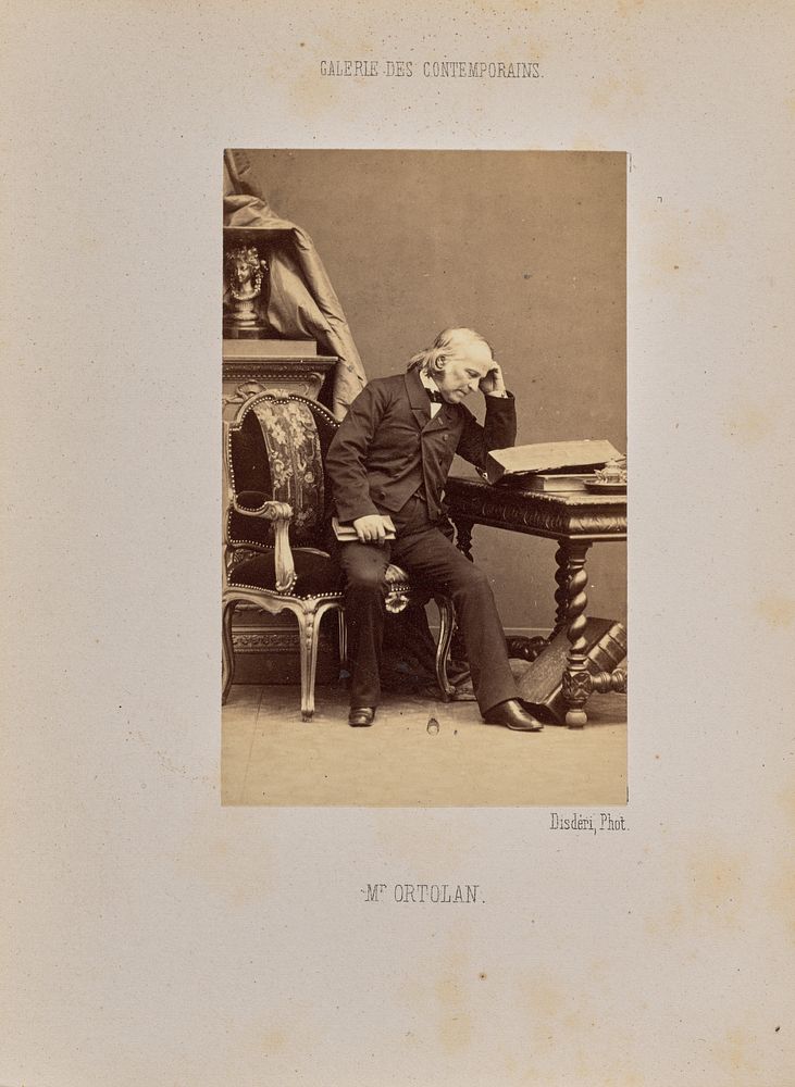 Monsieur Ortolan by André Adolphe Eugène Disdéri