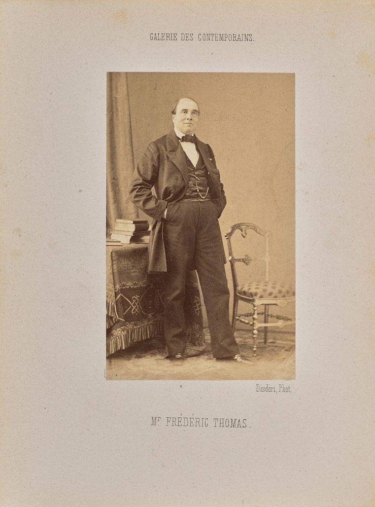 Monsieur Frédéric Thomas by André Adolphe Eugène Disdéri