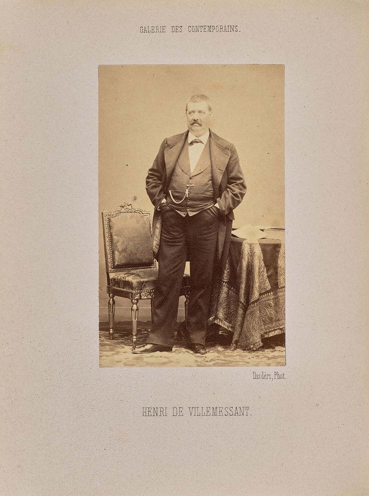 Henri de Villemessant by André Adolphe Eugène Disdéri