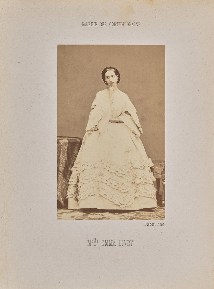 Mademoiselle Emma Livry by André Adolphe Eugène Disdéri