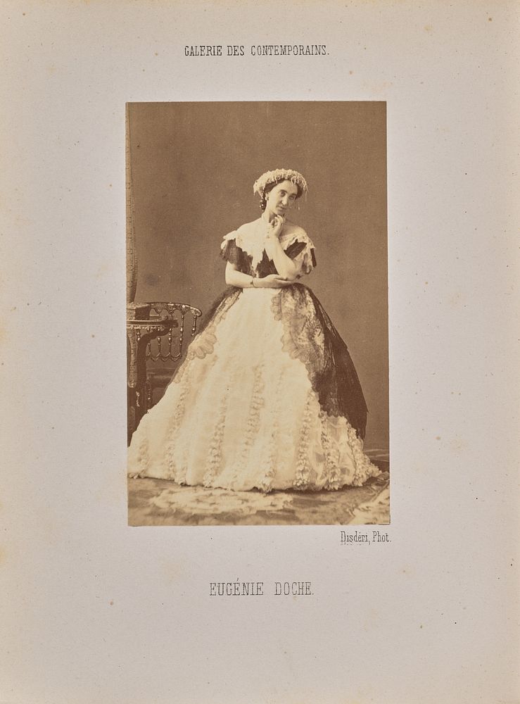 Eugénie Doche by André Adolphe Eugène Disdéri