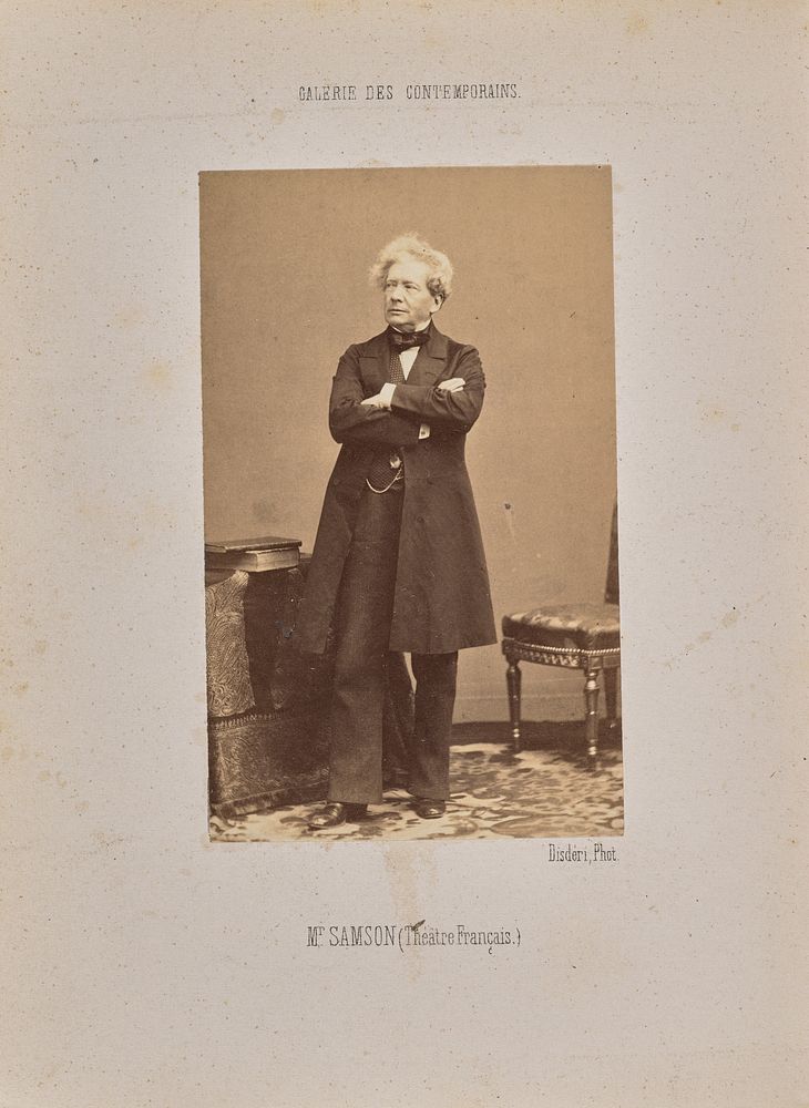 Monsieur Samson (Théâtre Français) by André Adolphe Eugène Disdéri