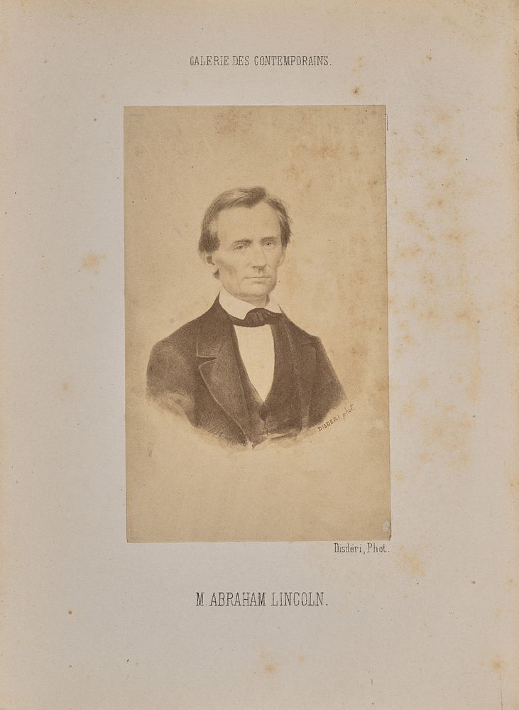 Mr. Abraham Lincoln by André Adolphe Eugène Disdéri