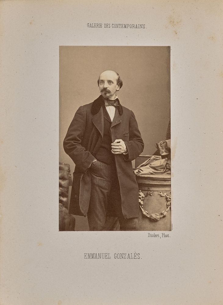 Emmanuel Gonzalés by André Adolphe Eugène Disdéri