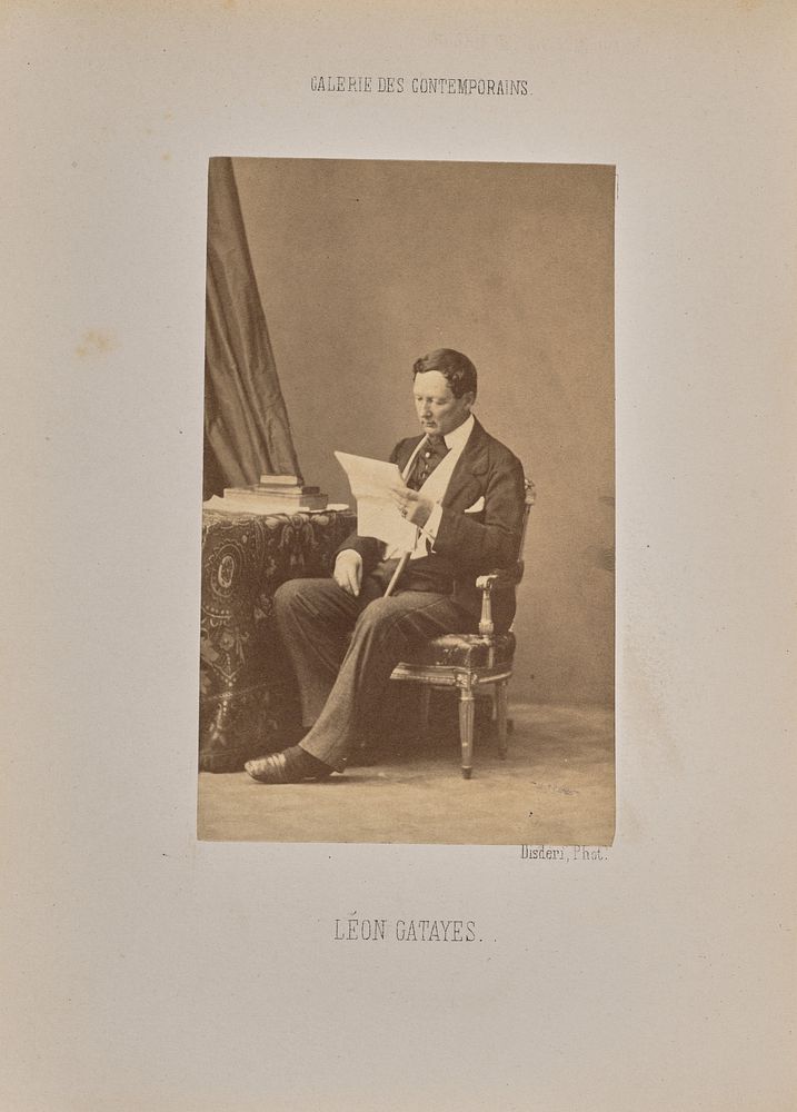 Léon Gatayes by André Adolphe Eugène Disdéri