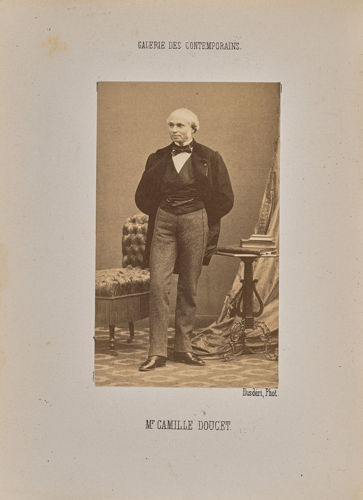Mr. Camille Doucet by André Adolphe Eugène Disdéri