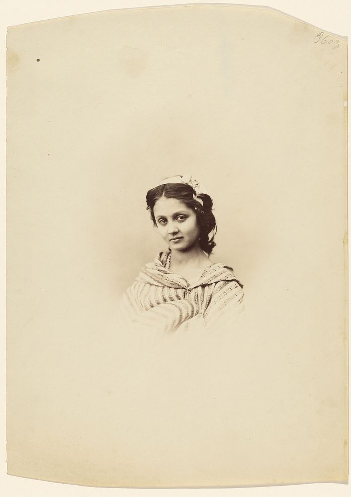 Portrait of an Unidentified Young Woman by Gustave Le Gray