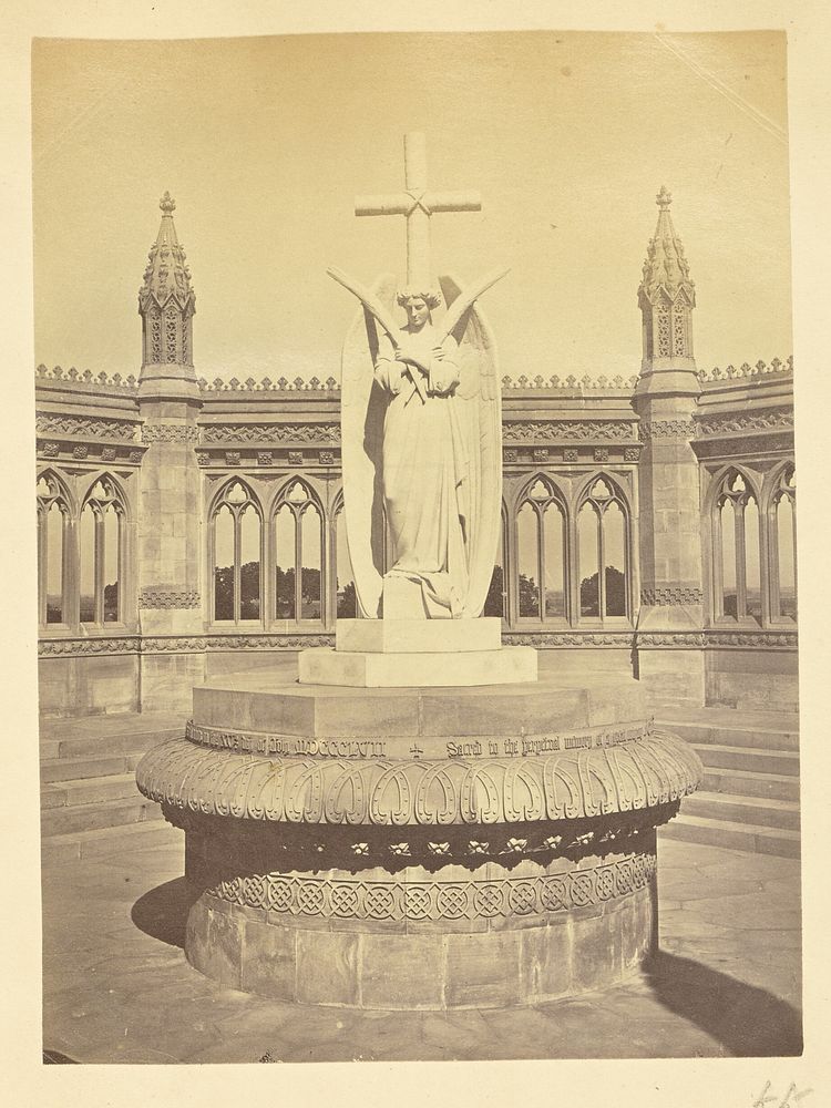 Marble Statue over the Memorial Well, Kanpur