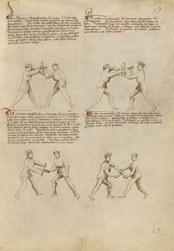 Combat with Dagger by Fiore Furlan dei Liberi da Premariacco