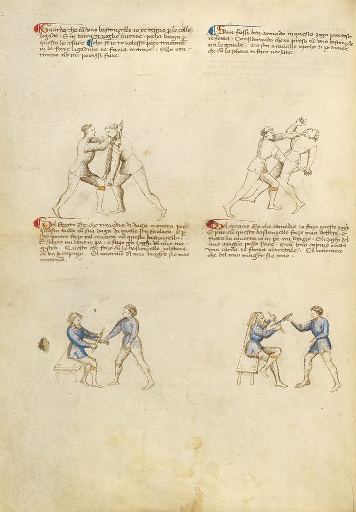 Combat with Rondel and Dagger by Fiore Furlan dei Liberi da Premariacco