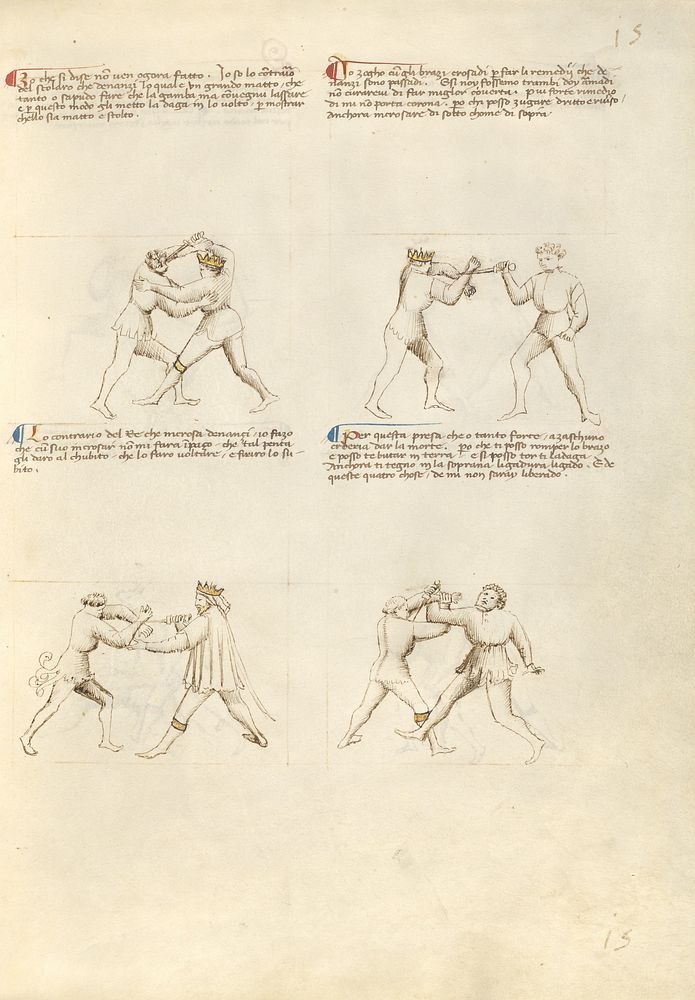Combat with Dagger by Fiore Furlan dei Liberi da Premariacco
