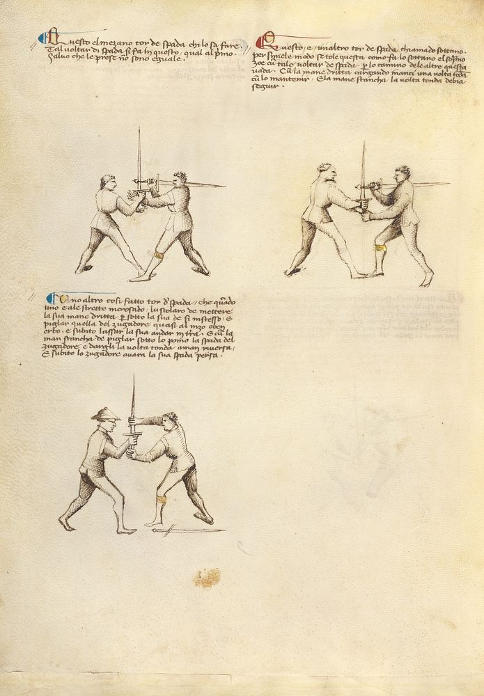 Combat with Sword by Fiore Furlan dei Liberi da Premariacco