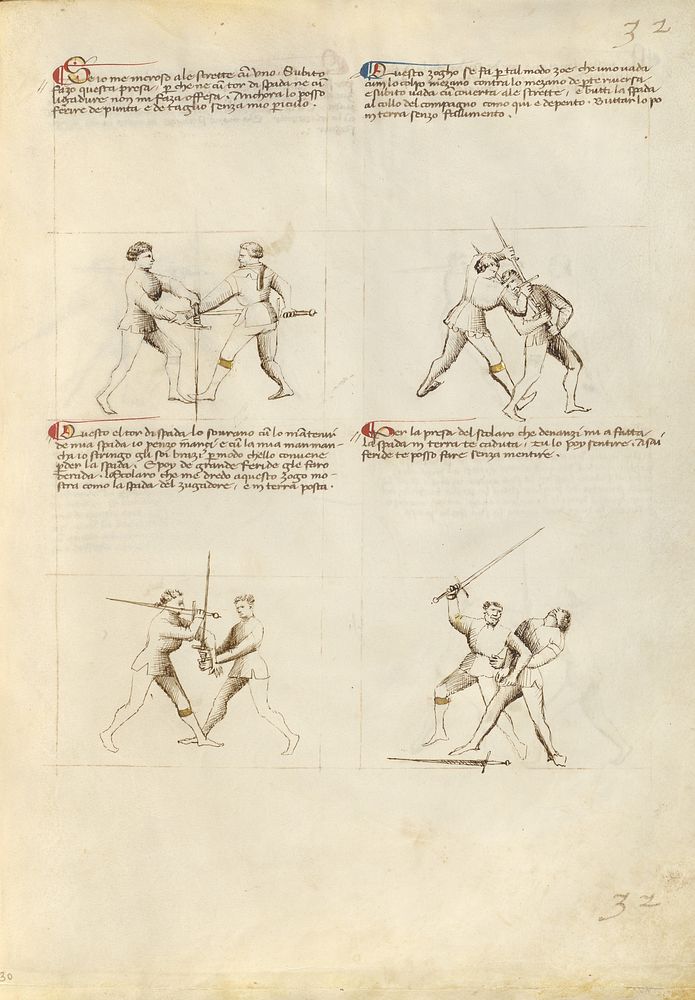 Combat with Sword by Fiore Furlan dei Liberi da Premariacco