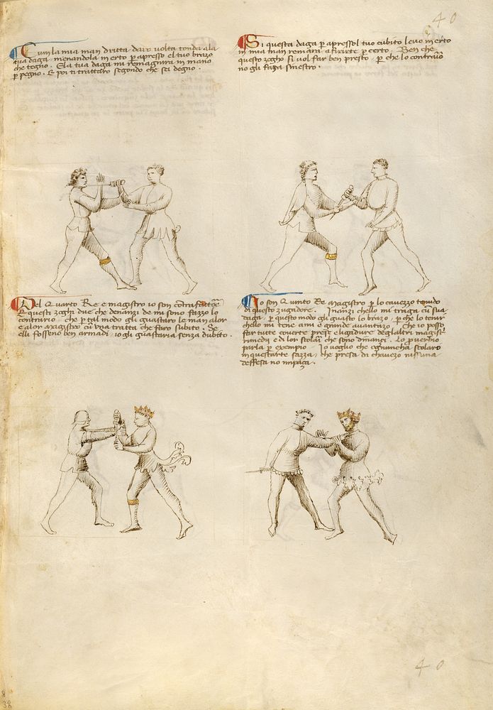 Combat with Dagger by Fiore Furlan dei Liberi da Premariacco