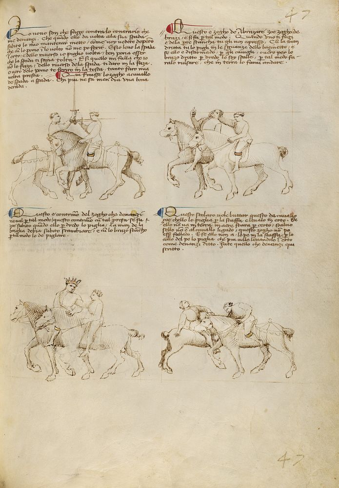 Equestrian Combat with Sword and Unarmed Equestrian Combat by Fiore Furlan dei Liberi da Premariacco