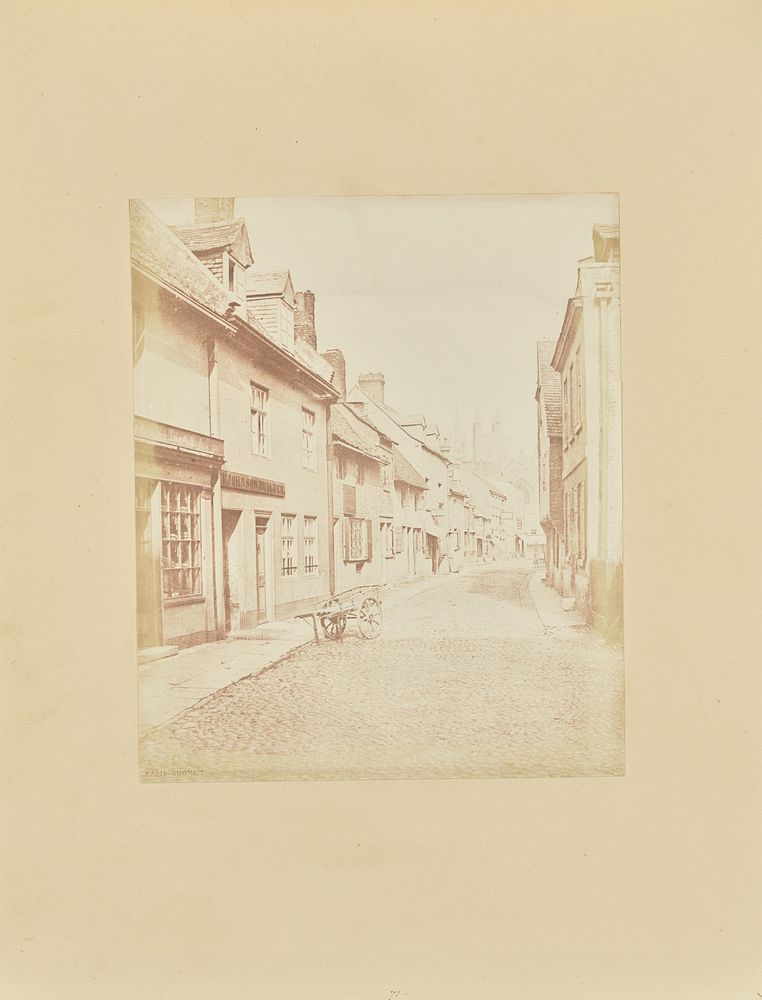 St. John's Street and Cathedral, Peterborough by Samuel Buckle