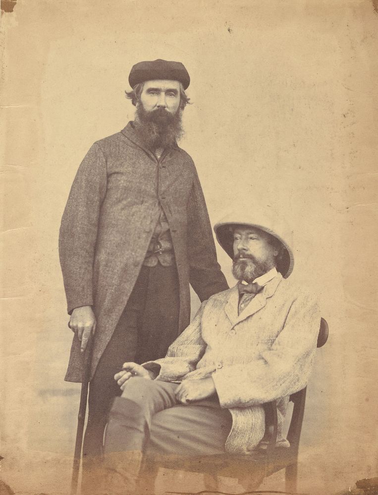 Colonel Yule (Standing) and Sir George Yule