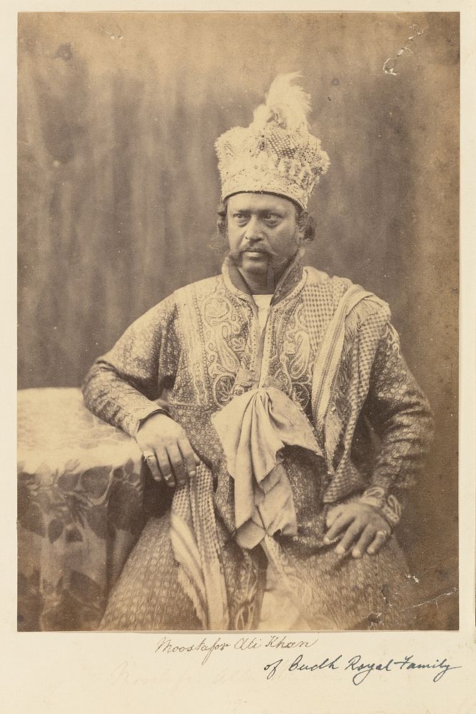 Moostafor Ali Khan of Oudh Royal Family by Felice Beato